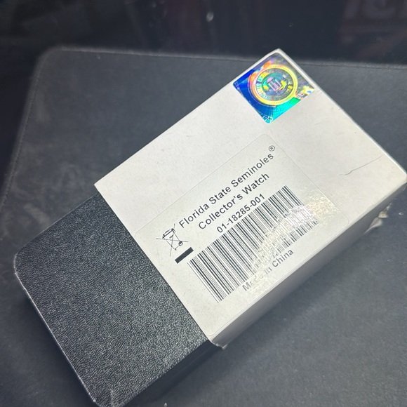 RETRO Florida State Seminoles - Collectors Watch NEW, never worn in leather box - Picture 12 of 16